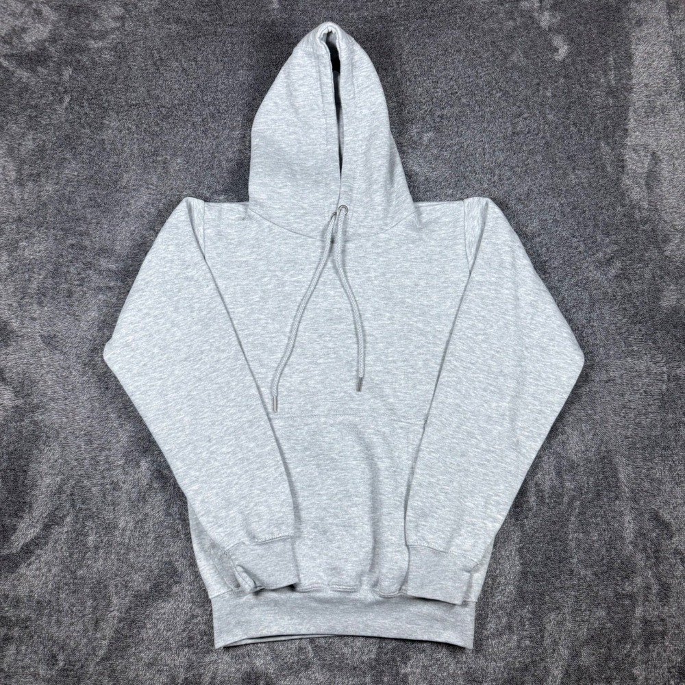 PARKE Boston Hoodie XS Gray Pullover Sweatshirt Newbury Street Graphic